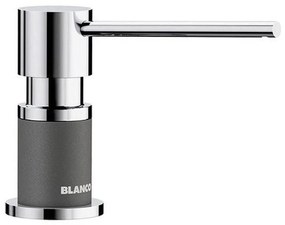 Blanco Lato Rock Grey-Chrome Dispenser