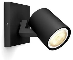 Έξυπνο Φωτιστικό Σποτ Led GU10 5W Κινητό Dimmer Hue WA Runner Philips Hue-929003045901-Μαύρο 929003045901