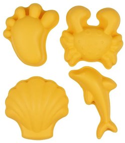 Scrunch Καλούπια Από Ανακυκλώσιμη Σιλικόνη Pastel Yellow (4 Τεμάχια) SCR-1100418