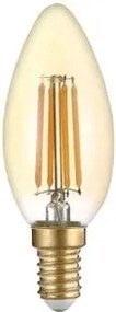 OPTONICA LED λάμπα Candle C35 Filament 1490, 4W, 2500K, E14, 400LM