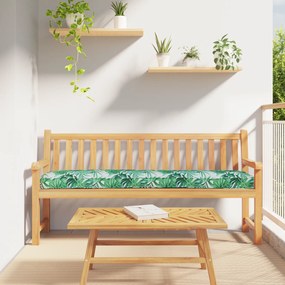 vidaXL Μαξιλάρι παλέτας Μοτίβο φύλλων 180 x 40 x 8 εκ. Ύφασμα Oxford