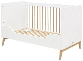 Βρεφικό Κρεβάτι Paris 70x140cm  White + Oak Bopita