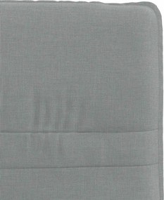 vidaXL Καρέκλες Τραπεζαρίας 2 τεμ Ανοιχτό Γκρι Υφασμάτινες