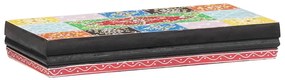 vidaXL Ράφια τοίχου 3 pcs Πολύχρωμο 100 x 20 x 6 cm Μασίφ ξύλο μάνγκο