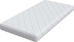 vidaXL Στρώμα Λευκό 70 x 140 cm Ζακάρ ύφασμα