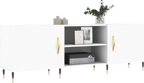 vidaXL Έπιπλο Τηλεόρασης Λευκό 150x30x50 εκ. από Επεξεργασμένο Ξύλο