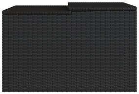 vidaXL Σκέπαστρο για Χλοοκοπτ. Ρομπότ Μαύρο 86x90x52/57 εκ Συνθ. Ρατάν