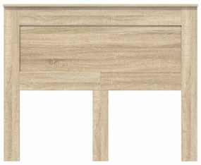 vidaXL Κεφαλάρι με κεφαλάρι Δρύς Sonoma 135 cm Επεξεργασμένο ξύλο