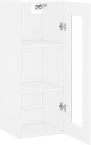 vidaXL Ντουλάπι Τοίχου Λευκό 34,5 x 34 x 90 εκ.