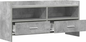 vidaXL Ντουλάπι TV 100 x 33 x 47 εκ Γκρι Σκυροδέματος