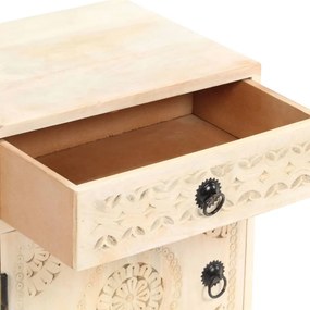 vidaXL Κομοδίνο 40x30x50 εκ. από Μασίφ Ξύλο Μάνγκο