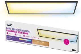 Έξυπνο Φωτιστικό Οροφής Πάνελ 120x30 LED 36W 3CCT Dimmable Wiz-929003248822-Μαύρο 929003248822