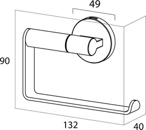 Tiger Noon Χαρτοθήκη Chrome 1321530346