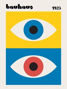 Εικονογράφηση Bauhaus Eyes Abstract, Retrodrome