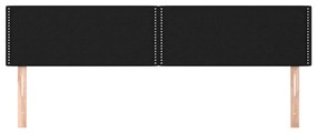 vidaXL Κεφαλάρια Μαύρα 160x5x78/88 εκ. Ύφασμα