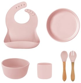 MinikOiOi Σετ BLW III από Σιλικόνη Pink