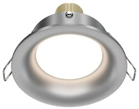Χωνευτό Σποτ Οροφής Slim GU10 IP20 Φ8,5 MAYTONI-DL027-2-01-S-Ασημί DL027-2-01-S