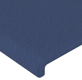 vidaXL Κεφαλάρια Κρεβατιού 4 τεμ. Μπλε 80 x 5 x 78/88 εκ. Υφασμάτινο