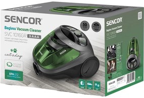 Ηλεκτρική Σκούπα Sencor SVC 1016GR 800W Χωρίς Σακούλα Black/Green