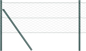 vidaXL Στύλος Περιφράξεων Πράσινο 10 x 0,6 m (50 mm πλέγμα)