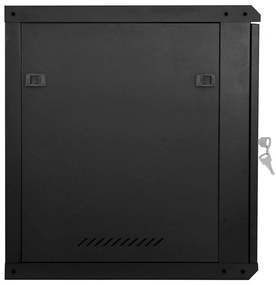 vidaXL Ντουλάπα δικτύου με αποθήκευση Μαύρο 60 x 60 x 50 εκ Ατσάλι