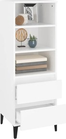 vidaXL Ντουλάπι Λευκό 40 x 36 x 110 εκ. από Επεξεργασμένο Ξύλο