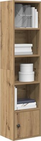 vidaXL Βιβλιοθήκη Αρτισιανή Δρυς 31x24x127 εκ. Επεξ. Ξύλο