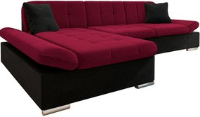 Γωνιακός καναπές Malwi-Αριστερή-Kokkino-Mauro