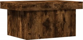 vidaXL Τραπεζάκι Σαλονιού Καπνιστή Δρυς 100x55x40 εκ. Επεξεργ. Ξύλο
