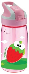 Παγούρι 450ml Με Καλαμάκι Laken Μπανάνα/Φράουλα