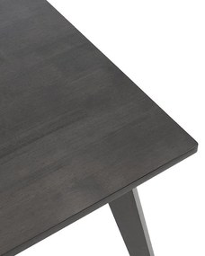 Τραπέζι Benson MDF με καπλαμά  χρώμα rustic grey 80x80x75εκ