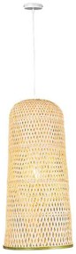 ΦΩΤΙΣΤΙΚΟ ΚΡΕΜΑΣΤΟ ΜΟΝΟΦΩΤΟ Ε27 MAX 60W D300x600H BAMBOO Eurolamp 144-31008