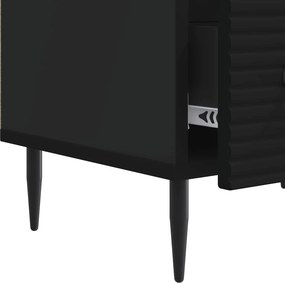 vidaXL Ντουλάπι TV Μαύρο 147 x 34,5 x 30 εκ Επεξεργασμένο Ξύλο