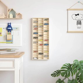 vidaXL Θήκη Επίδειξης Καφέ 30 x 4.5 x 75 εκ Επεξεργασμένο ξύλο