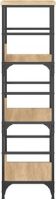 vidaXL Βιβλιοθήκη Sonoma Δρυς 50x33x117,5 εκ. Επεξεργασμένο Ξύλο
