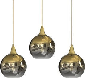 Κρεμαστό Φωτιστικό Monte 3xE27 Χρυσό