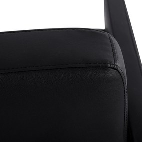 Πολυθρόνα NELLIE C3159.11 με PU Μαύρο 64x71x71Υ εκ. 64x71x71 εκ.