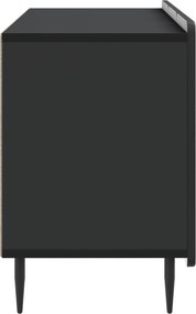 vidaXL Ντουλάπι TV 99 x 34,5 x 52 cm Μαύρο Επεξεργασμένο Ξύλο