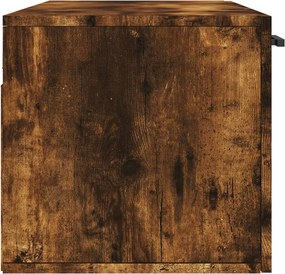 vidaXL Ντουλάπι Τοίχου Καπνιστή δρυς 100x36,5x35εκ. Επεξεργασμένο Ξύλο