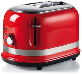 Φρυγανιέρα 2 Θέσεων Moderna 149/10 815W Red Ariete Stainless Steel