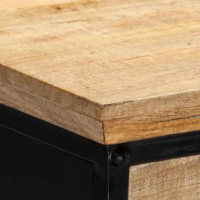 vidaXL Γραφείο 110 x 50 x 76 εκ. από Μασίφ Ξύλο Μάνγκο