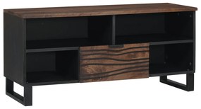 vidaXL Ντουλάπι Τηλεόρασης - 100 x 33.5 x 46 εκ, φτιαγμένο από μασίφ ξύλο μάνγκο.