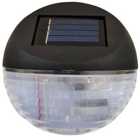 Απλίκα με Ηλιακό Panel Φ11.2 3000Κ Πλαστικό Μαύρο 145-20814 Eurolamp-145-20814-Μαύρο 145-20814
