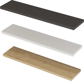 Ράφι Τοίχου Sapphire / Ανθρακί / Λευκό CLEDA 60x14.5x1.8