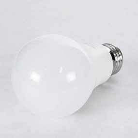 GloboStar® 60049 Λάμπα LED E27 A60 Γλόμπος 15W 1455lm 260° AC 220-240V IP20 Φ6 x Υ11.9cm Φυσικό Λευκό 4500K Dimmable - 3 Years Warranty