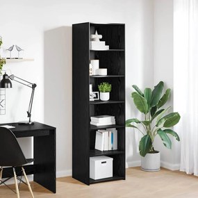 vidaXL Ντουλαπιού Μαύρη Οξυά 50 x 41 x 185 εκ. Επεξεργασμένο ξύλο