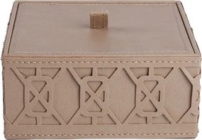ΚΟΥΤΙ ΤΕΤΡΑΓ L ΣΥΝΘ. ΔΕΡΜΑ ΜΠΕΖ 15X15X7EK.