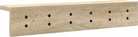 vidaXL Τοίχου Κρεμάστρα Δρύς Sonoma 60 x 10,5 x 10,5 εκ