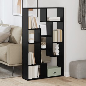 vidaXL Ράφι Μαύρης Βελανιδιάς 72x20x120 εκ. Επεξεργασμένο Ξύλο
