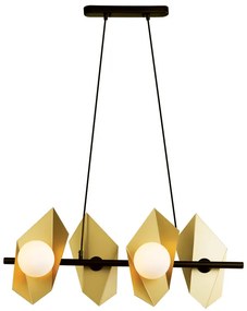 Φωτιστικό Κρεμαστο Aca HL42594P68BG POLYGON Χρυσό Χρώμα (Gold Coloured)